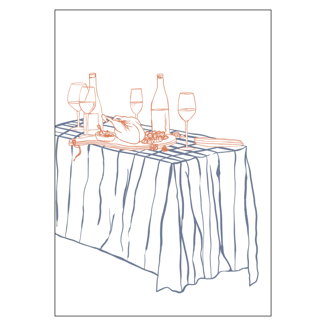 Aan tafel A3 RISO print